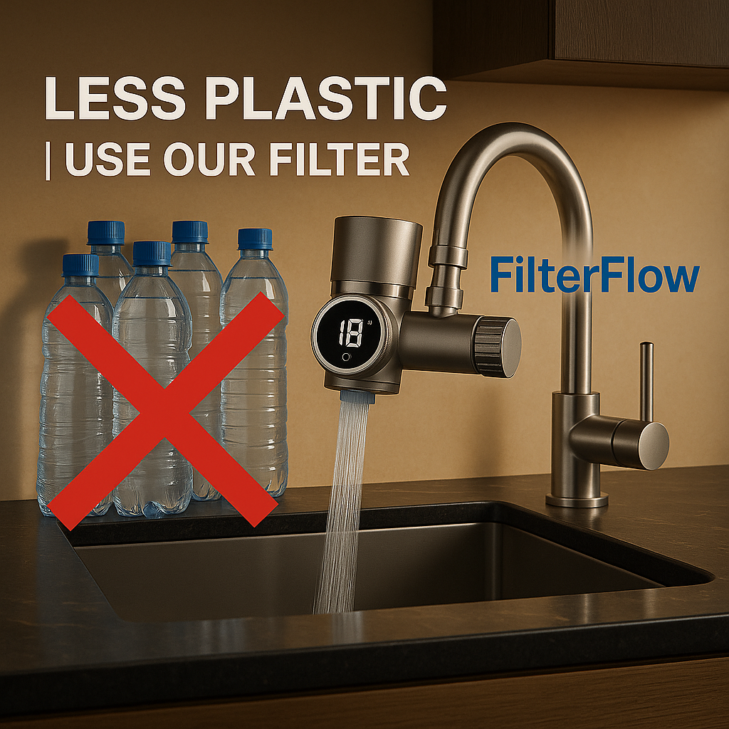 FilterFlow™ – Smart Water Tap Connector & Filter